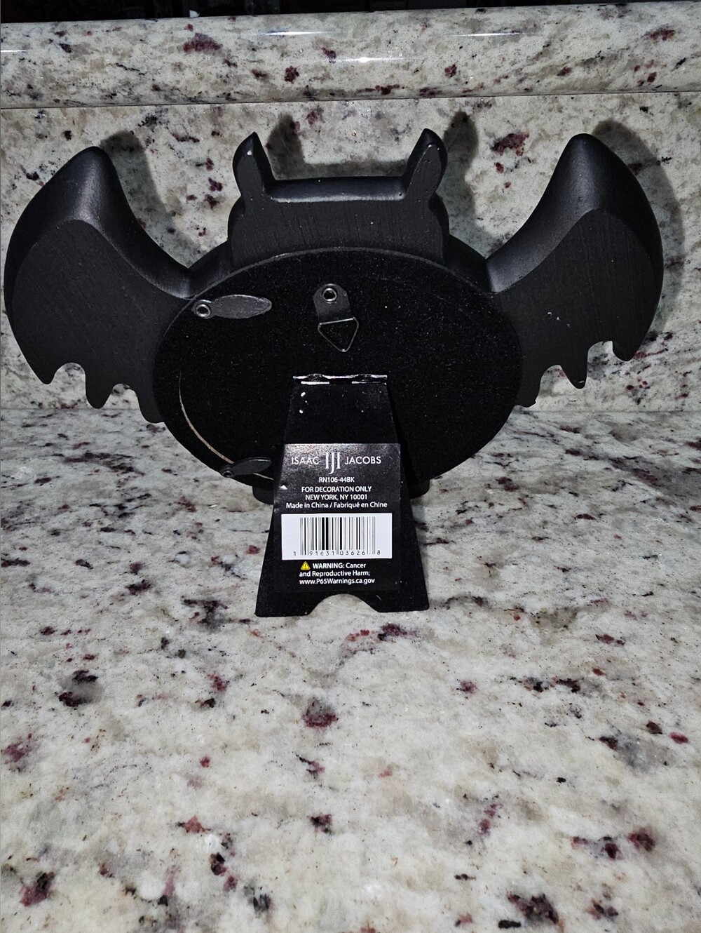 Bat Picture Frame Halloween Fall Small Never Used - Picture 2 of 4